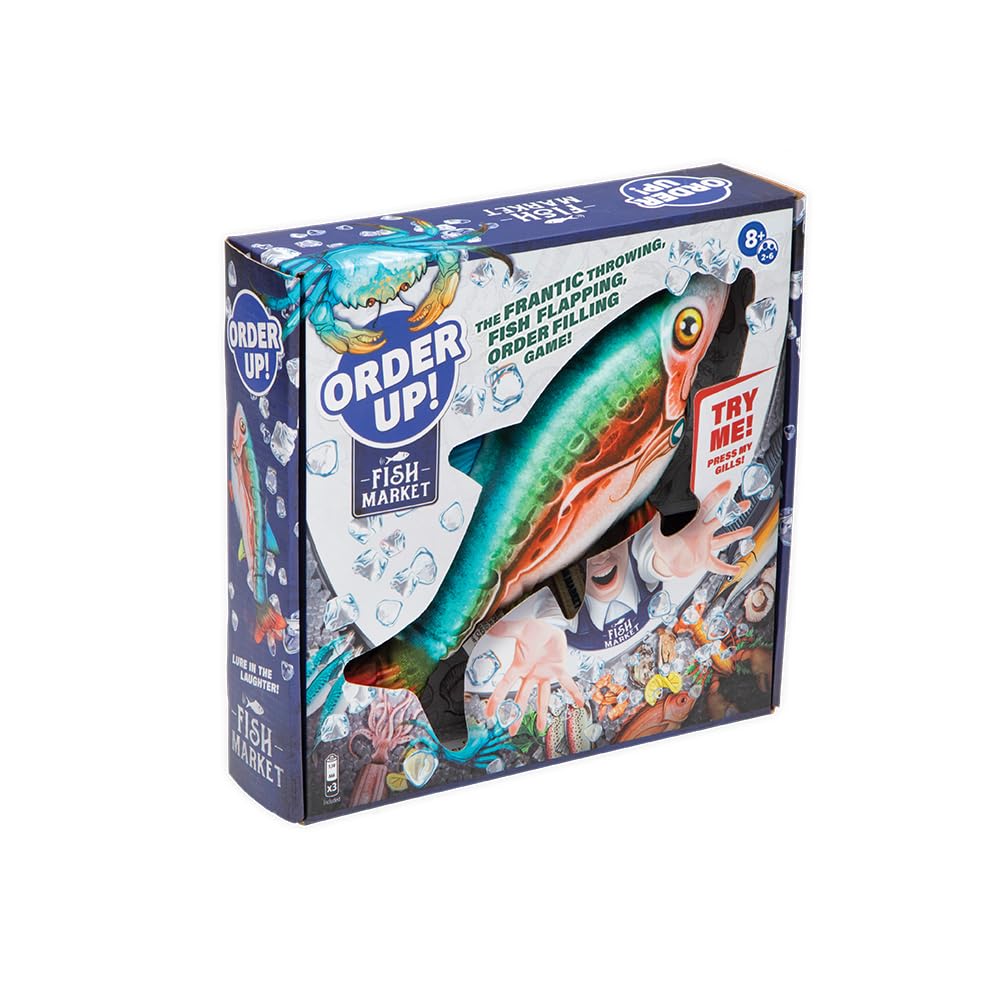 PlayMonster Order Up Fish Market | Complete Orders Before The Time Runs Out | Collaborative Family Game| For 2-6 Players | For Ages 8+