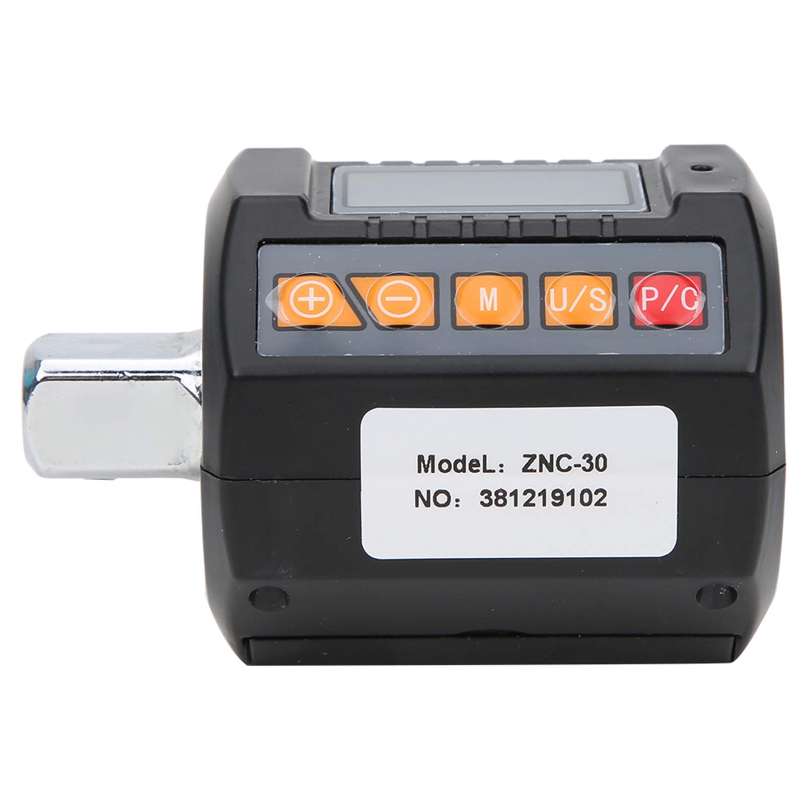 01 02 015 Digital Torque Wrench Adapter, 3 Working Modes Portable Wrench Socket Tool with 2pcs Conversion Head for Professionals Automotive Motor Bikes