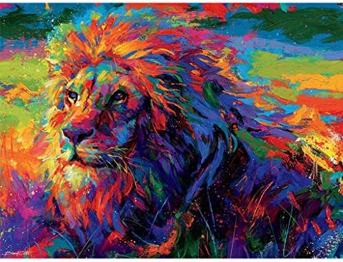 Diamond Painting Kits Full Drill,Astory DIY 5d Diamond Painting Kits Rhinestone Crystal Embroidery Pictures Cross Stitch Art Craft for Home Oil Painting Lion 40 * 30 cm (16 * 12inch)