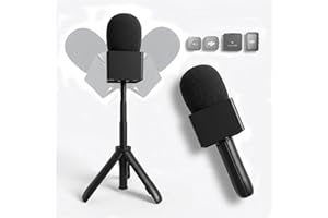 Mic Holder Stand for DJI Mic Mini/3/2 RODE Wireless Microphone Desk Desktop Tripod & Handheld Interview Adapter, 2in1 Tableto