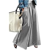 RoseSeek Women's Wide Leg Sweatpants High Elastic Waist Flowy Palazzo Pants Loose Baggy Pants Bottoms