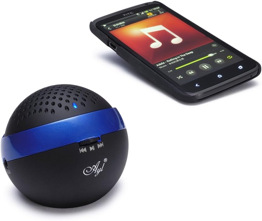 Winter Clearance Sales! BLuetooth speaker only for $20.99!! AYL Portable Bluetooth Wireless Version 4.0 Rechargeable Mini Speaker System for iPhone/ PC / Cell Phone / Tablet / Car /MP3 Player (Zaffree Blue) with Built-In Speakerphone: Electronics