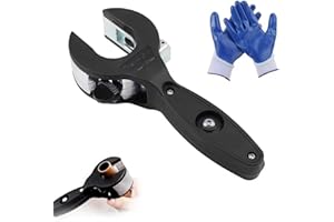 DBIGQ,Ratchet tube pipe cutter,One-hand fast ratchet type pipe cutter,2 In 1 Adjustable (1/4" to 7/8"),For Cutting Copper,PVC,Soft Metals,Suitable for small spaces