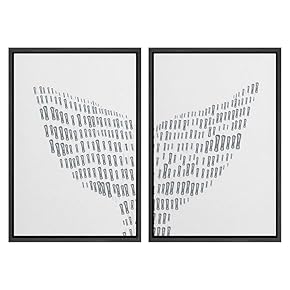 SIGNWIN 2 Piece Framed Canvas Wall Art Nordic...