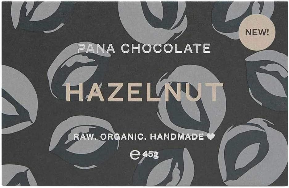 Pana ChocolateHazelnut bar 45g (Pack of 12)