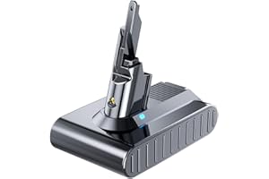 POWTREE Upgraded 6.0Ah V7 SV11 Battery 229687 Replacement for Dyson V7 Animal/Trigger/Motorhead Pro/Car+Boat/SV11 V7 battery replacement Handheld Cordless Vacuum Cleaner 21.6v Li-ion 6 cell 229687 Battery