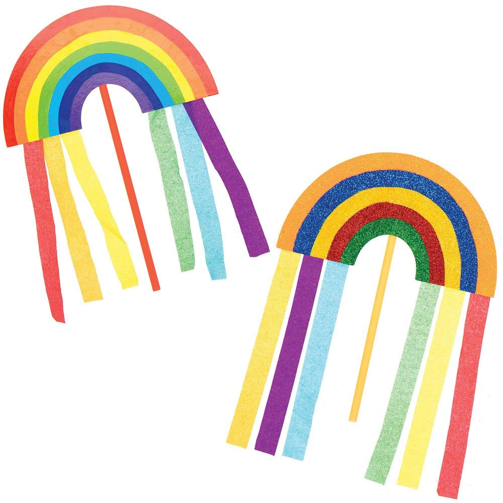 Baker Ross AT742 Rainbow Wand Kits, Pack of 8 - Image 4
