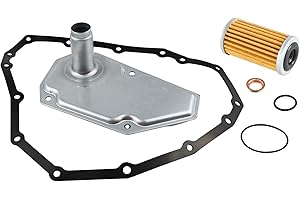 MEMOEO RE0F11A CVT Transmission Filter Oil Pan Gasket Kit Compatible With Nissan 2013-2019 Sentra 1.8L,2012-2019 Versa 1.6L,2