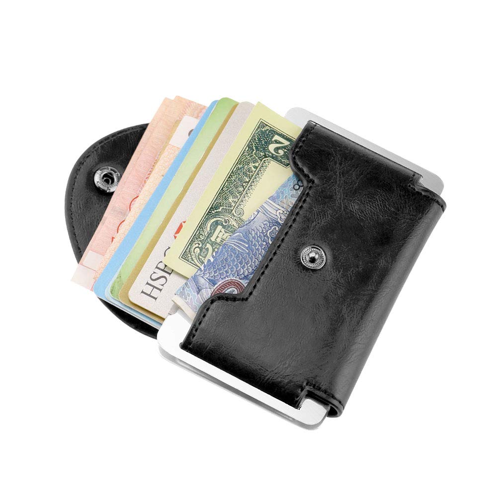 CTA Card Wallet,Slim Minimalist Credit Card Holder With RFID Block for Men