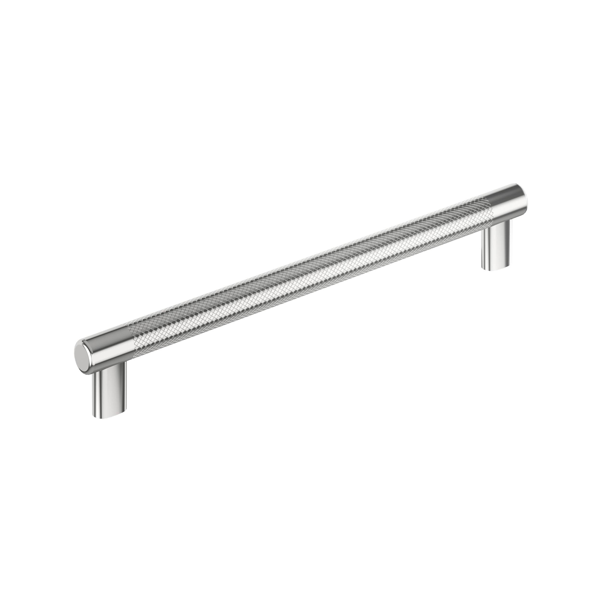 Amerock Bronx 10-1/16 inch (256mm) Center-to-Center Polished Chrome Cabinet Pull, BP3656026 Image