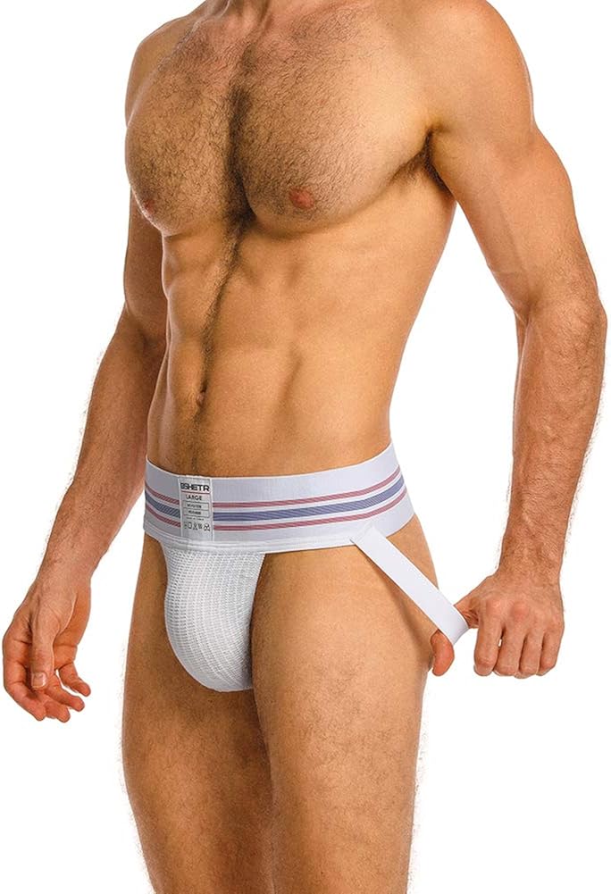 BSHETR Men's Athletic Supporters Jockstrap Active Underwear at  Men’s Clothing store