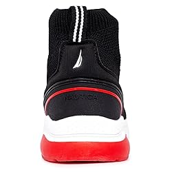 Nautica Kids Youth High-Top Sock Slip-On Tennis