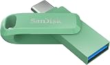 SanDisk 128GB Ultra Dual Drive Go USB-C Flash Drive 400MB/s Type-C Type-A Green view 3