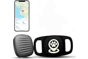 GBVP P Tracker for D, D Tracker Smart P Location Tracker with Holder, Personalized Smart Item Finder, MFi Certificated Tracking Device, No Monthly Fee, Works with Find My, iOS Only, Black