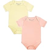 Jimonda Baby Bodysuits Rayon from Bamboo Short Sleeve Baby Boys Girls Rompers Soft Outfits Newborn Clothes