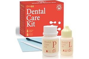 OYUCDAGQ Dental Care Kit Zinc Oxide Eugenol Cement, Tooth Repair Kit for Crowns Filling, Temporary Teeth Fix for Confident Smile