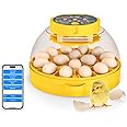 16 Egg incubator with automatic egg turning and humidity control,Incubators for hatching eggs,Incubator for chicken eggs,Duck,Quail, Pigeon,Intelligent Temperature, Egg Candler and Humidity Control