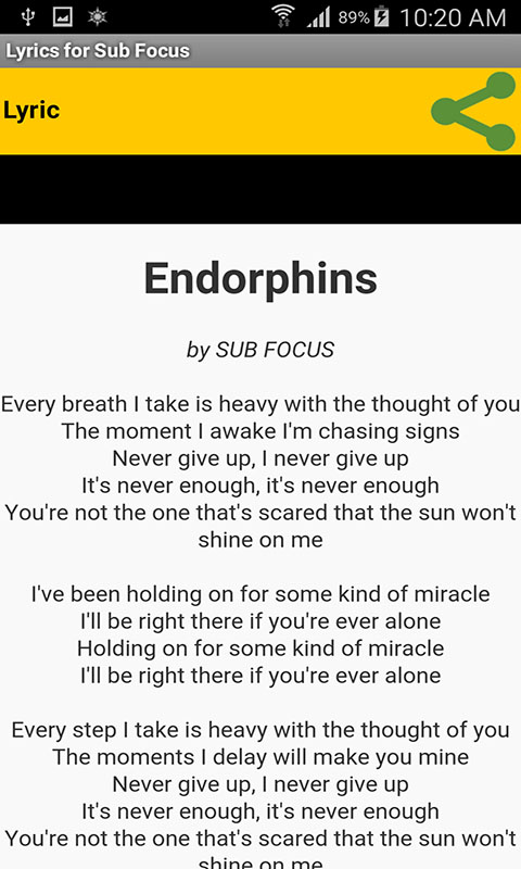 Lyrics For Sub Focus Amazon Com Appstore For Android