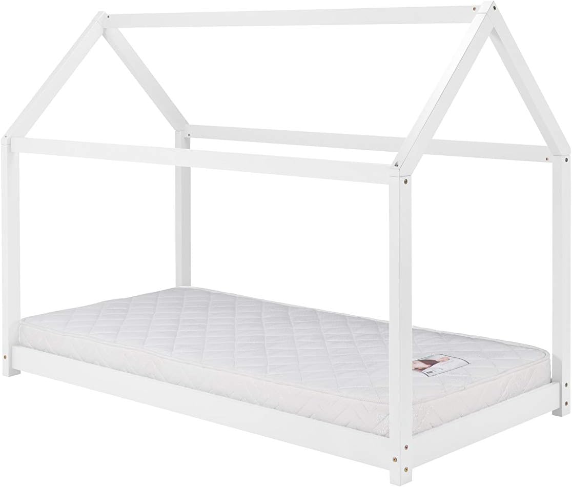 Birlea, House Kids Bed, White, Pine, 90cm - Image 5