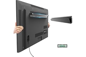 KAMIWI No Drill Drywall TV Mount, No Stud TV Wall Mount for Most Brand 22-55 Inch TVs up to 100 lbs, Easy Install No Stud Studless TVs Wall Mount, Include All Hardware- Level Bubble Meter