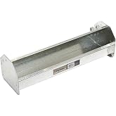 Double-Tuf&reg; Metal Poultry Trough Feeder | Galvanized Steel Poultry Trough Feeder | 18"