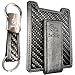 Slim Carbon Fiber Wallet Money Clip, Magnetic Wallet RFID EDC Secure Card Holder