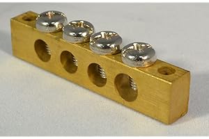 SUNS International G-12804 Grounding Bus Bar 4 Terminal