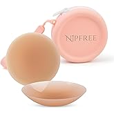 NIPFREE Nipple Covers for Women with Case - Reusable Silicone Pasties, Waterproof Invisible Bra Cups, Fits A-C Cups