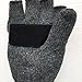 Winter Warm Wool Knitted Convertible Fingerless Gloves With Mitten Cover, Grey Mittens, One Size
