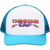 Stranger Things Netflix Series Blue &amp; White Thinking Hat Trucker Hat