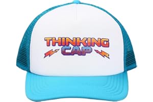 BIOWORLD Stranger Things Netflix Series Blue & White Thinking Hat Trucker Hat