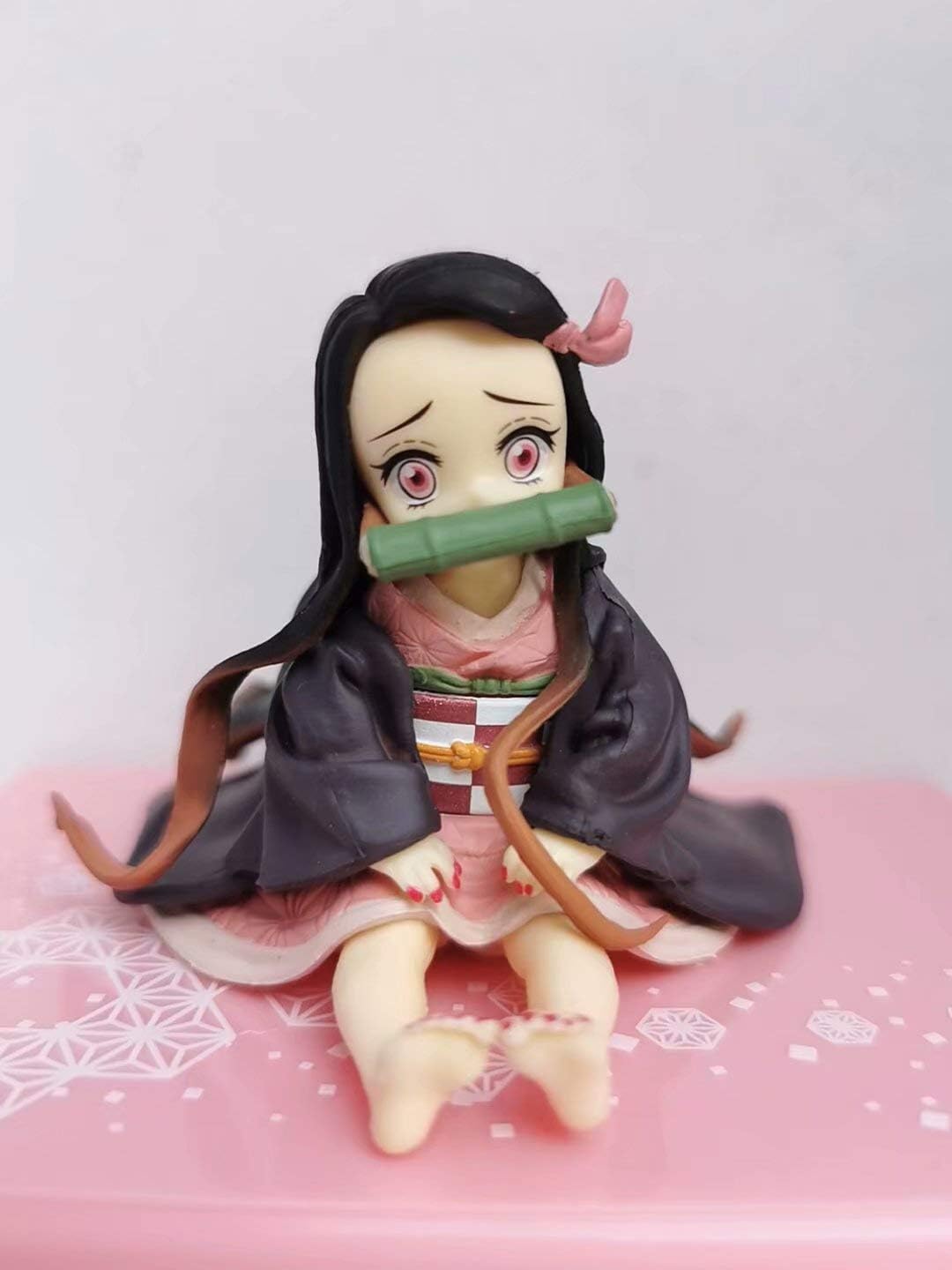 【未開封・限定】鬼滅の刃（きめつのやいば） てのひら禰豆子（ねずこ）ちゃん 約65mm PVC製 フィギュア