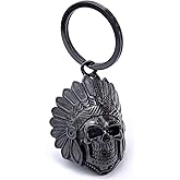 AilRabbit Motorcycle Skull Bell - Motorcycle key chain Biker Skull Bells protect the rider Motorcycle Accessories