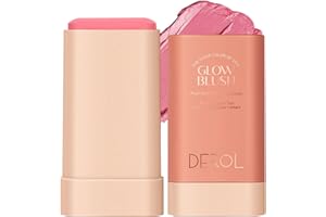 SWETIYOU Blush Stick for Cheeks and Lips, On-the-Go Glow Blush, Hydrating Solid Cheek Tint, Multi-use Blush Makeup Stick, Tinted Moisture Sticks, Beautiful Natural Shades (01#Fleur)