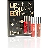 Rodial Lip Oil Edit Kit - Holiday Gift Set with Lip Oil Sugar Coral 0.13 fl. oz & Lip Oil Wild Plum 0.13 fl. oz, Hydrating, Plumping, High-Shine Botanical Lip Oils for Glossy Finish