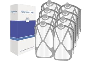 YISSVIC 8 Pack Refill Cartridge Kit Compatible with ZEVO Plug-in Light M364 and Max, Flying Insect Trap Refill Cartridges Replacement 100% Fit (8Pcs)