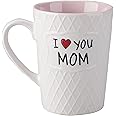 I Love You Mom Coffee and Tea Mug,Gift for Mother's Day,Valentine's Day,Christmas Day,Funny Mom Birthdays Gift Ideas-Best Mom Ever-For Mom, Women, and Wives.16oz Ceramic Coffee Mug,Microwave-Safe