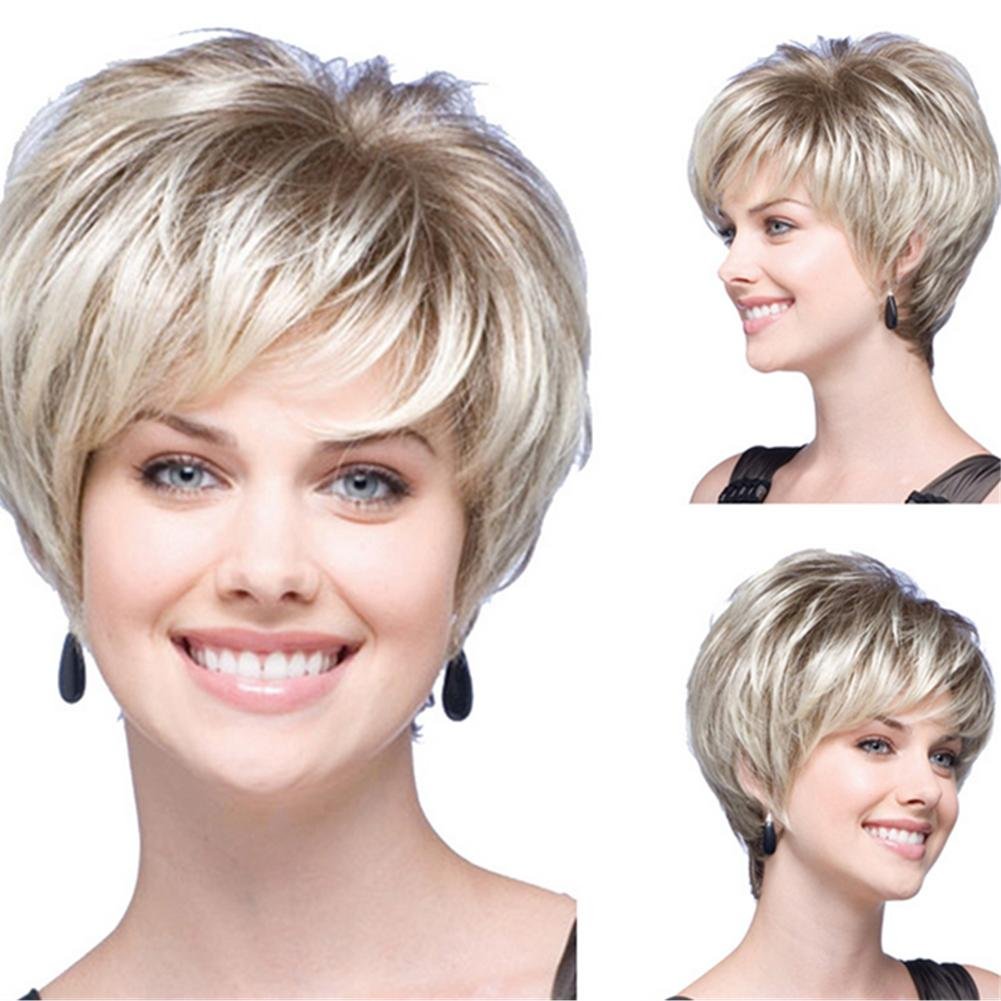 Amazon Com Women New Fashion Short Wavy Hair Wig Heat Resistant
