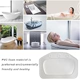 Gukasxi Bathtub Pillow White PVC Head Neck Support Non-slip Suction Cups Spa view 5