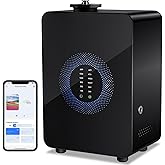 HVAC Scent Diffuser Cover Up to 3500 Sq. Ft, Best Hotel Scent Diffuser with Power Cold Air Technology, Scent Air Machine for Home, Commercial Waterless Aromatherapy Diffuser for Large Room - Black