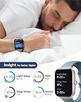 TOOBUR Smart Watch Women Alexa 1.95" Fitness Calls IP68 Waterproof Android iOS view 6