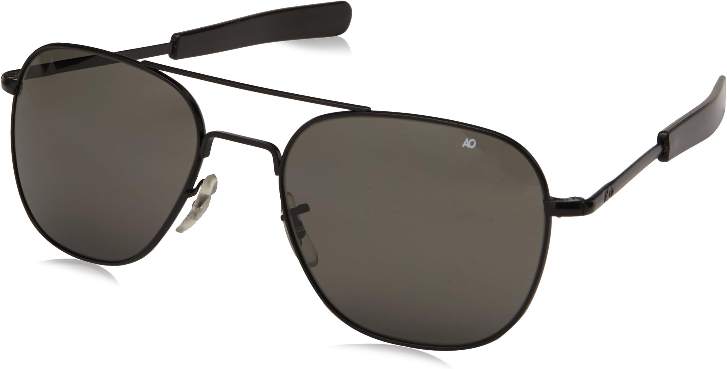 10700 Genuine Gov't A.F. Pilots Sunglasses AO (Black, 57MM)