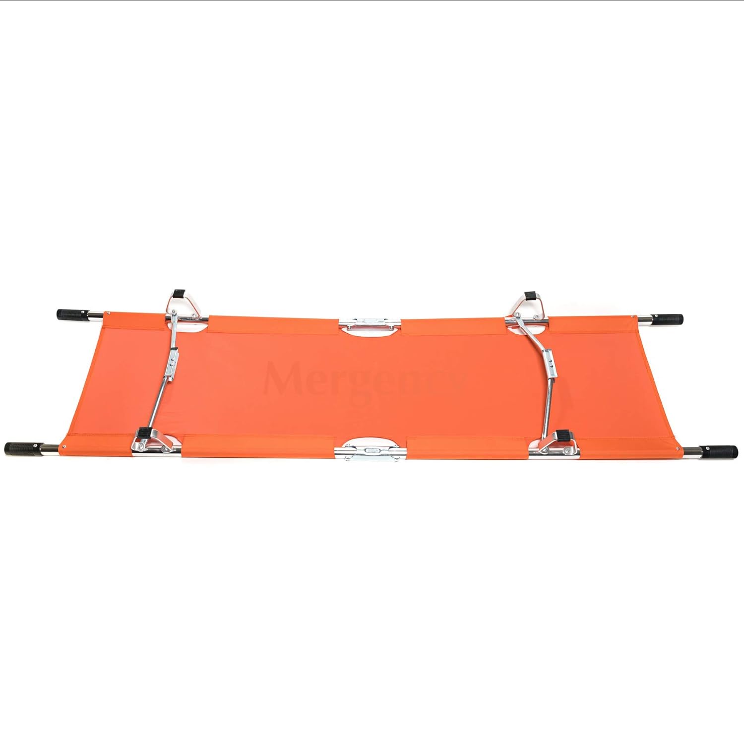 Folding Stretcher Made from Top Grade Aluminum Alloy Gurney Stretcher with Heavy Duty Handles Medical Stretcher with Rubber Feet Portable Stretcher for Patient Transport (Orange): Industrial & Scientific