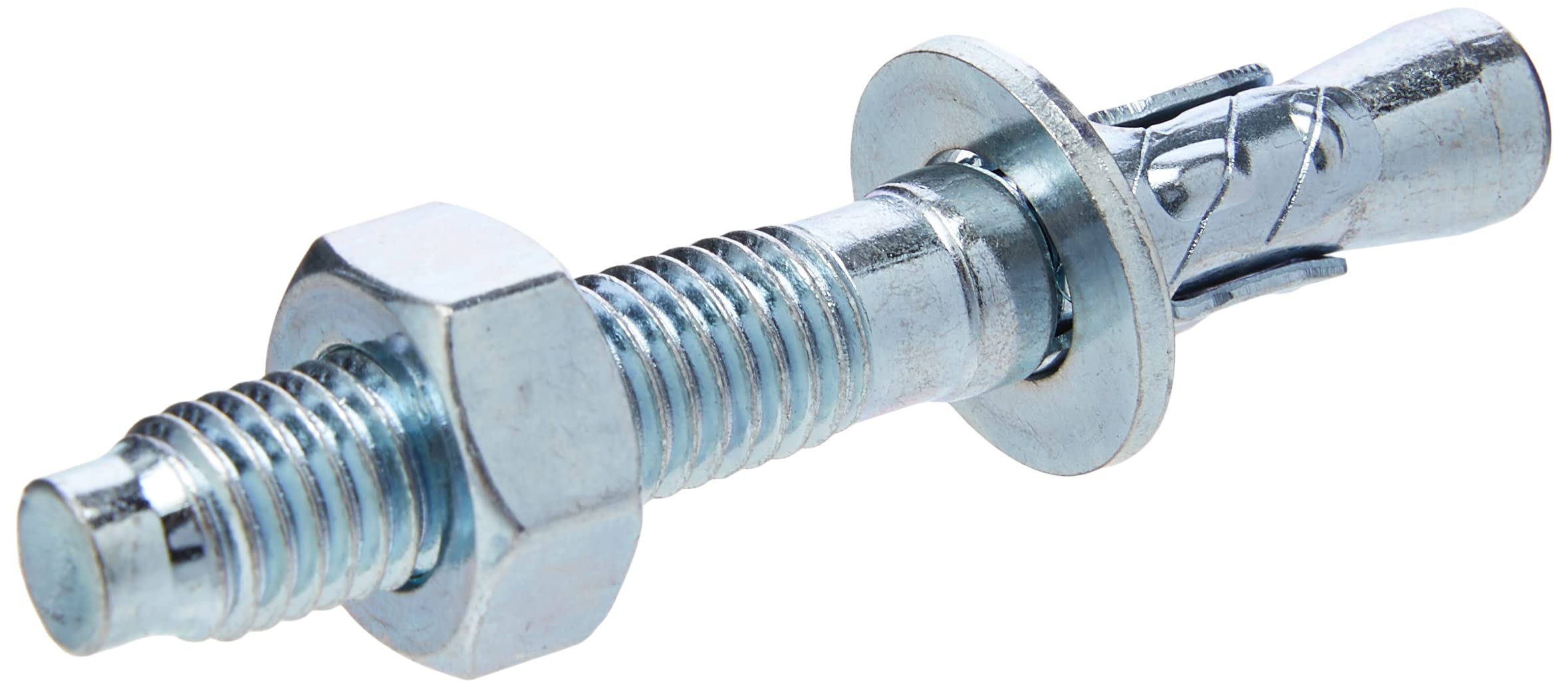 AHC K-ZYTB1075B5 M10 x 75 mm Through Bolts - Zinc Plated (Pack of 5)