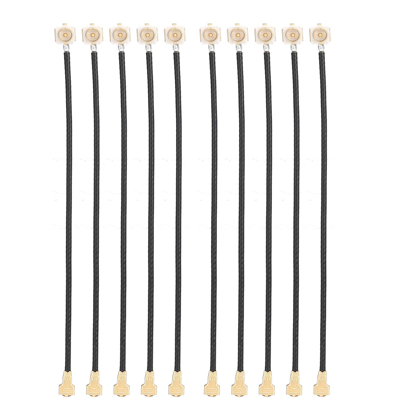 Goshyda 10Pcs to Connector, Pin Connector MH4 Gen4 UFL Female to Cable for AX200/9260 8265