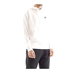 Nike Pull Over Hoodie, White/White/Black, 4X-Large