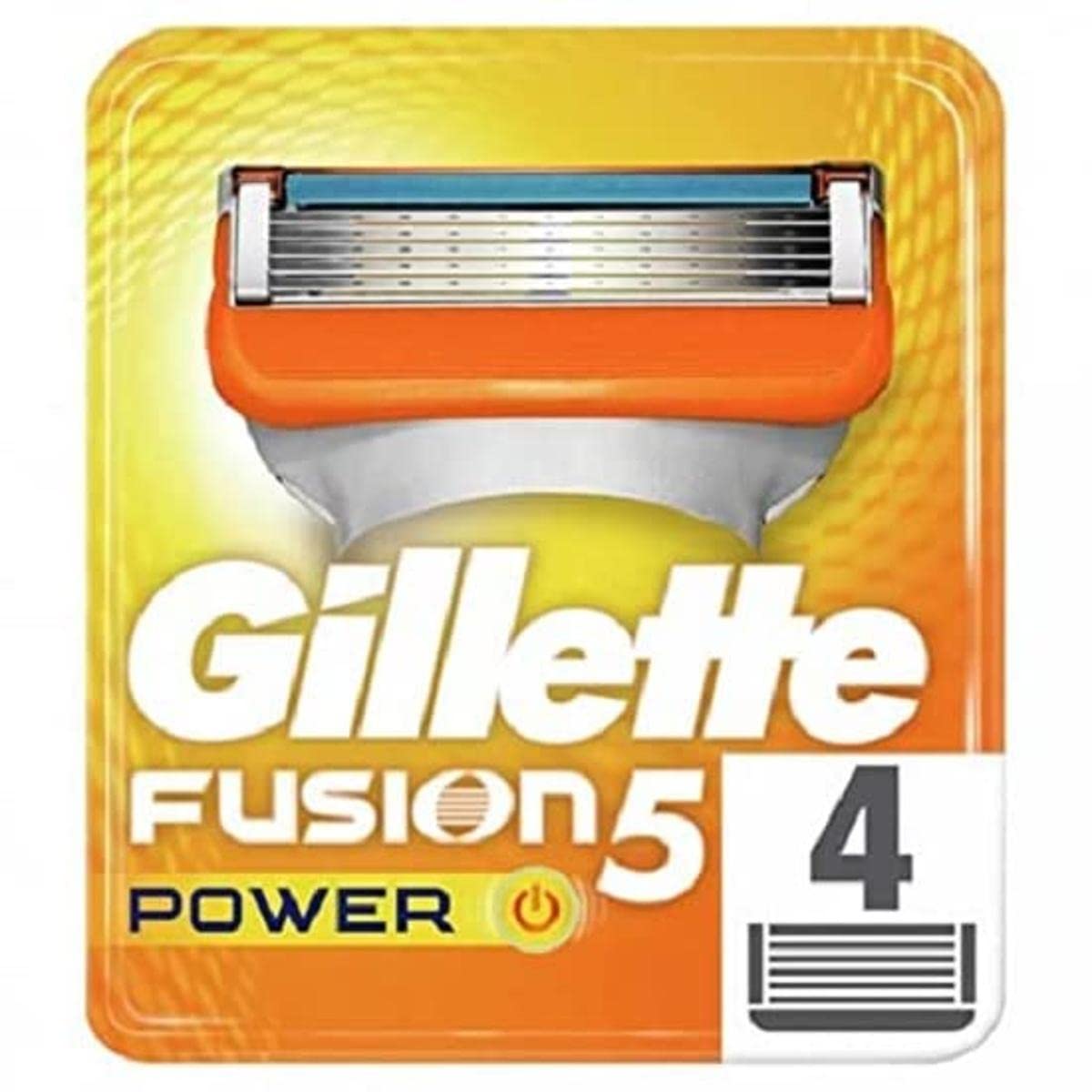 Gillette Fusion5 Power Razor Blades For Men With Precision Trimmer, Refill Blades (Packaging May Vary)