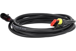 Timbera 3m / 10ft Durable Low Voltage Charging Cable for GARDENA SILENO Life 750 100 1250; City 250 500 1000; Minimo 250 500; R100 R130 R160 Robotic Lawnmower Power Supply Extension Cord – 3 meters