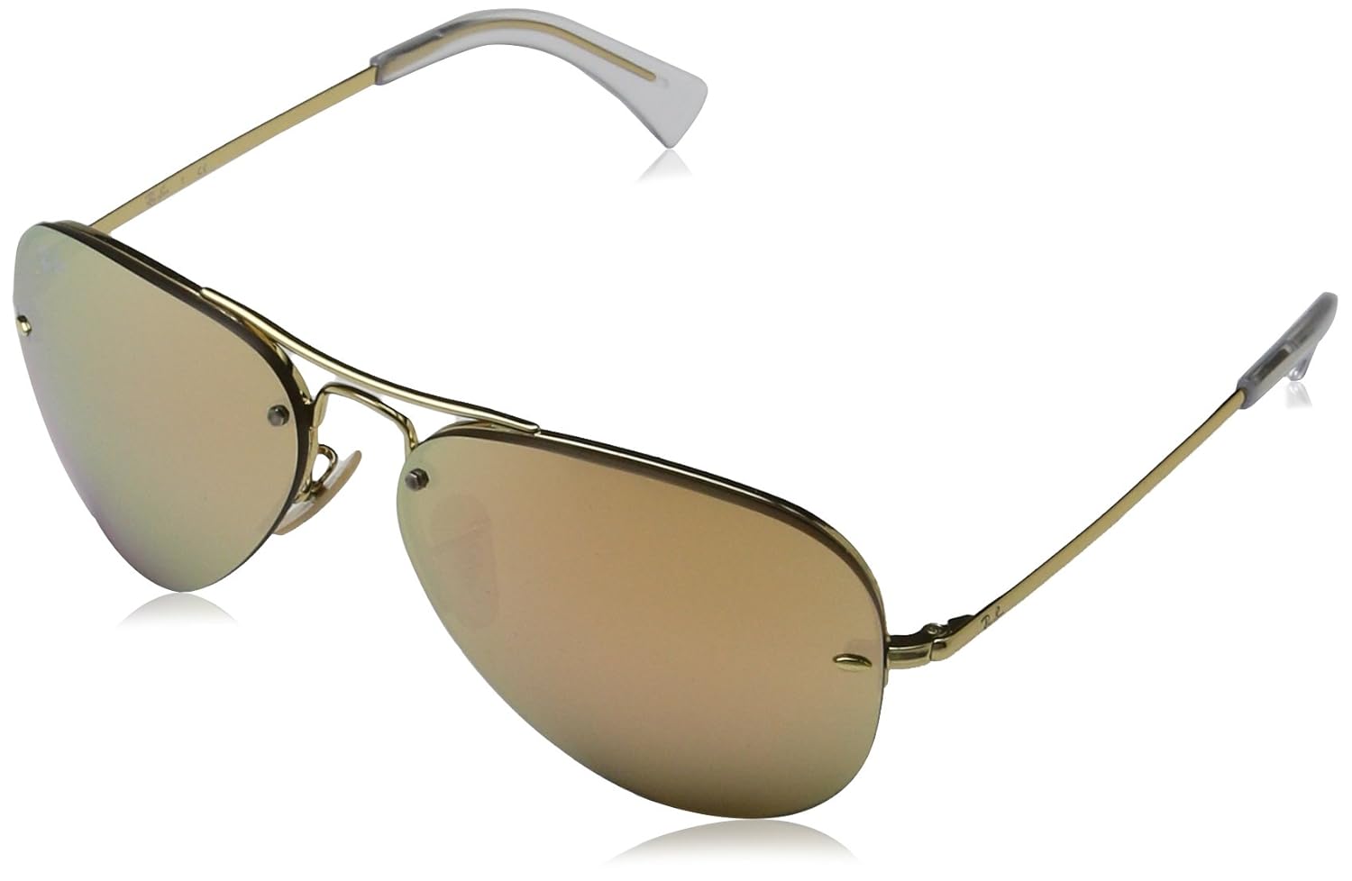 RayBan Unisex's Rb 3449 Sunglasses, Gold, 59 Rayban Amazon.co.uk
