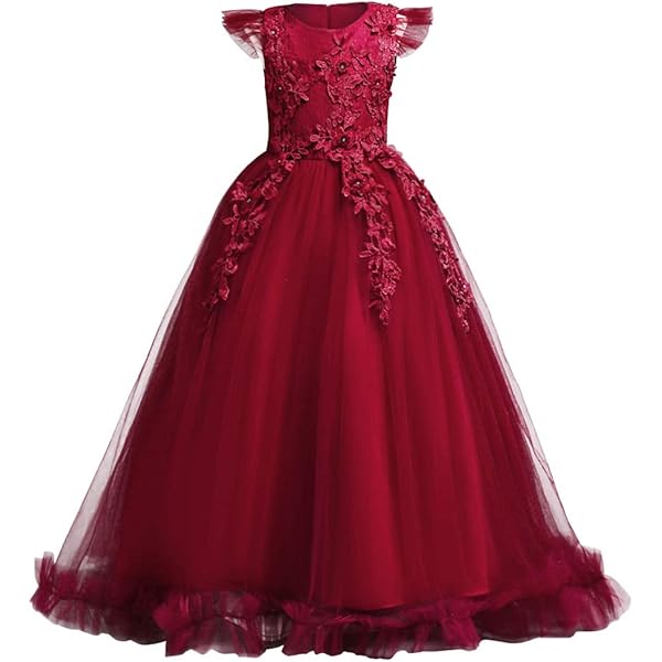 dance all evening burgundy lace maxi dress Womens Flared Maxi V Neck Extended Sleeve Ballroom Dress Lace – DANCEYM